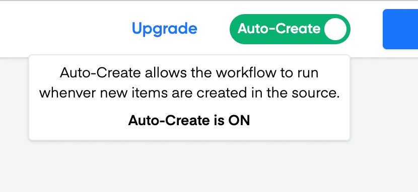 Turn on Auto-create in Portant